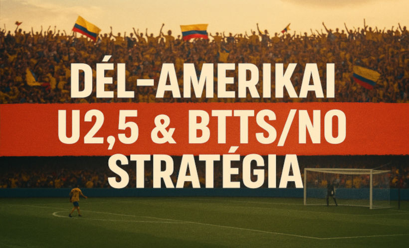 DÉL-AMERIKAI U2,5 & BTTS/NO STRAGÉIA