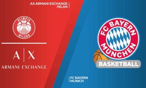 Euroliga, playoff: Armani Exchange Milano - Bayern München (2. mérkőzés, Milánó)