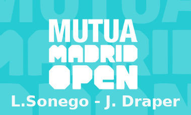 ATP Tour, Madrid Masters: L. Sonego -J. Draper