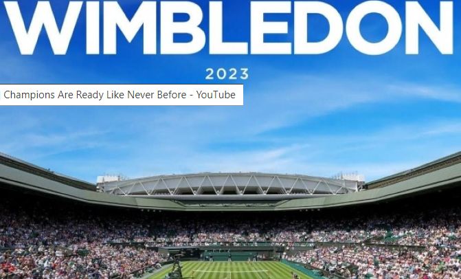 Wimbledon: M. Cressy - L. Djere