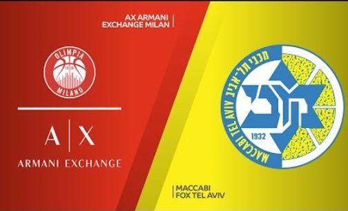 Euroliga: Olimpia Milano – Maccabi Tel Aviv