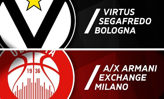 Euroliga: Virtus Bologna - Olimpia Milano