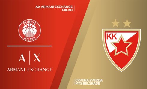 Euroliga: Olimpia Milano - Crvena Zvezda