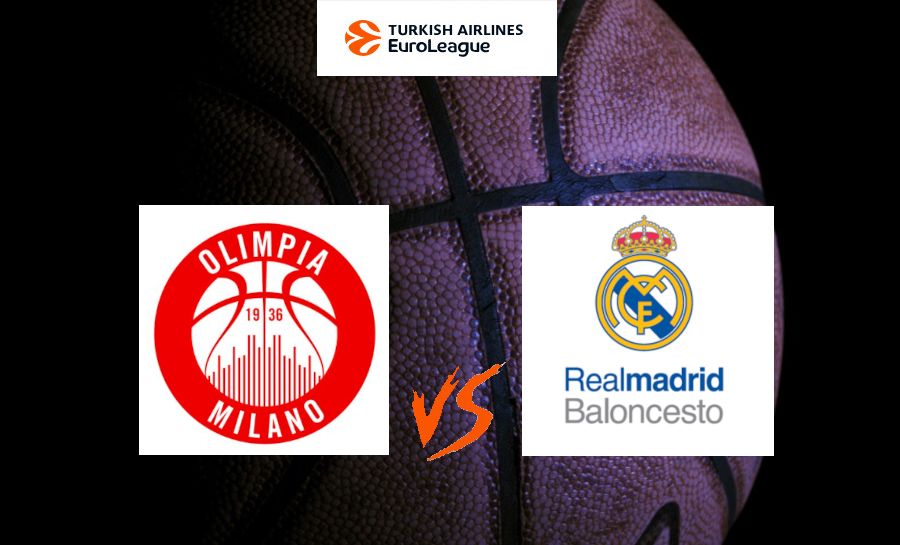 Euroliga: Olimpia Milano - Real Madrid (Olasz parketten a listavezető)