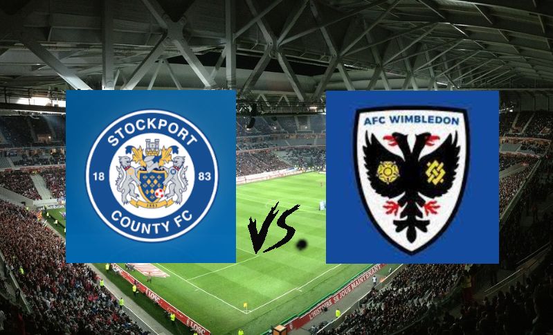 Single value tipp: Stockport County - AFC Wimbledon (Erőfölény + hazai pálya) – 2024.04.01