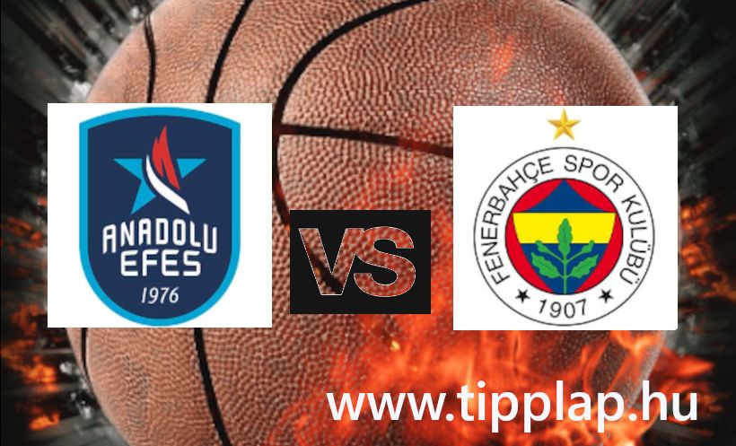 Kosárlabda, török Superligi-döntő 2. mérkőzés: Anadolu Efes - Fenerbahce