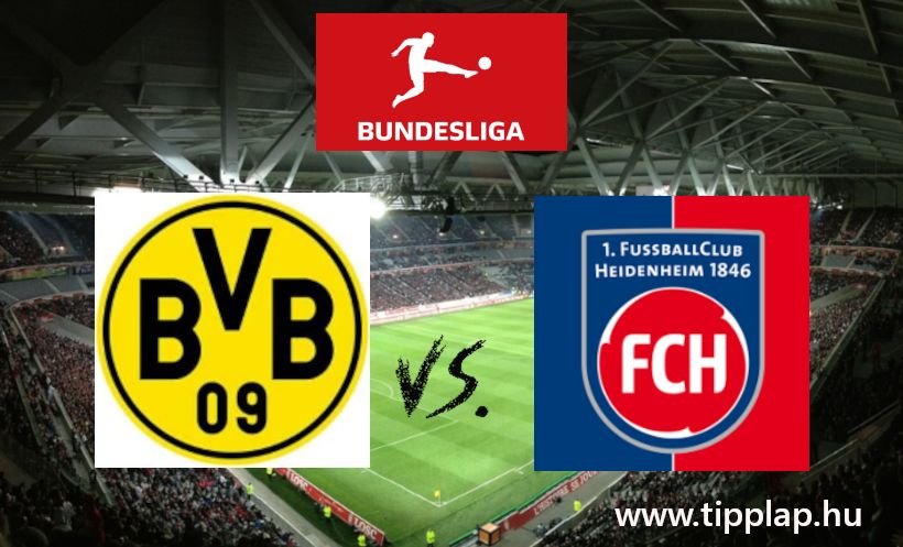 Bundesliga: Dortmund - Heidenheim (támadóbb felfogású Dortmund!) – 2024.09.13