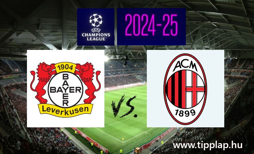Bajnokok Ligája: Leverkusen - Milan (Gólok a gyógyszergyárból!)
