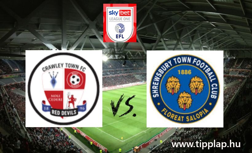 Liga 1: Crawley Town - Shrewsbury Town (Gólváltós angol kisliga!) – 2024.10.12