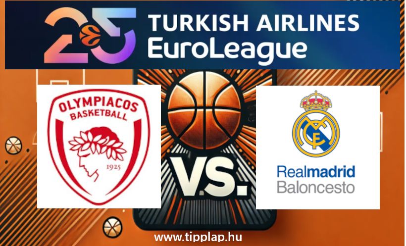 Euroliga: Olympiakosz – Real Madrid