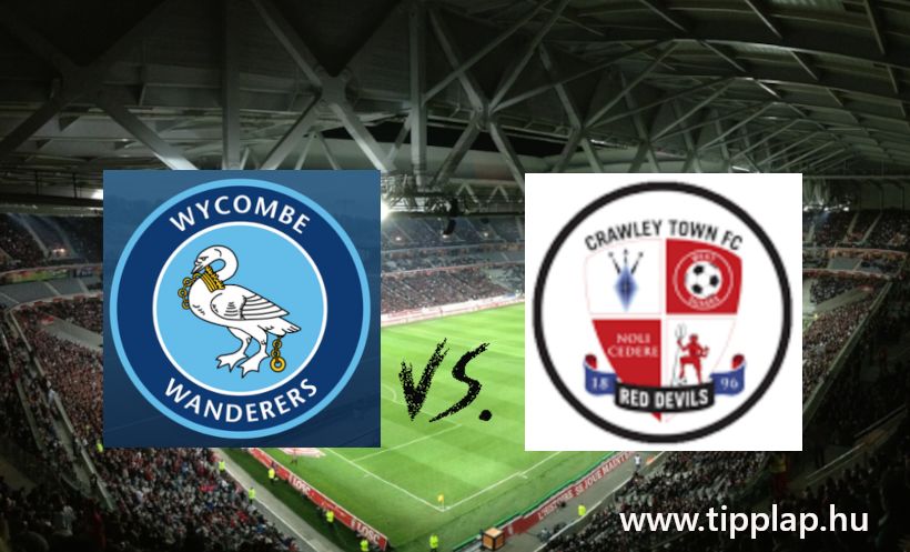 Szelvénykiegészítő tipp: Wycombe Wanderers - Crawley Town