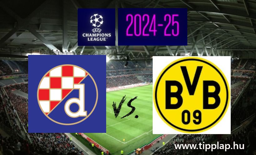 BAJNOKOK LIGÁJA: Dinamo Zagreb - Borussia Dortmund (Gólparádét várhatunk!) – 2024.11.27