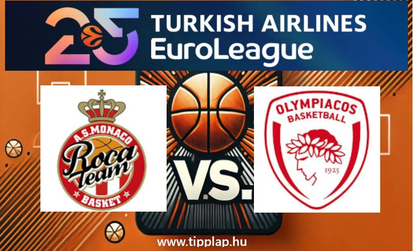 Euroliga: Monaco – Olympiakosz