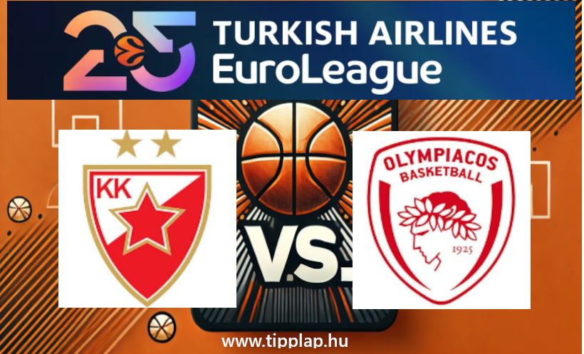 Euroliga: Crvena Zvezda - Olympiakosz