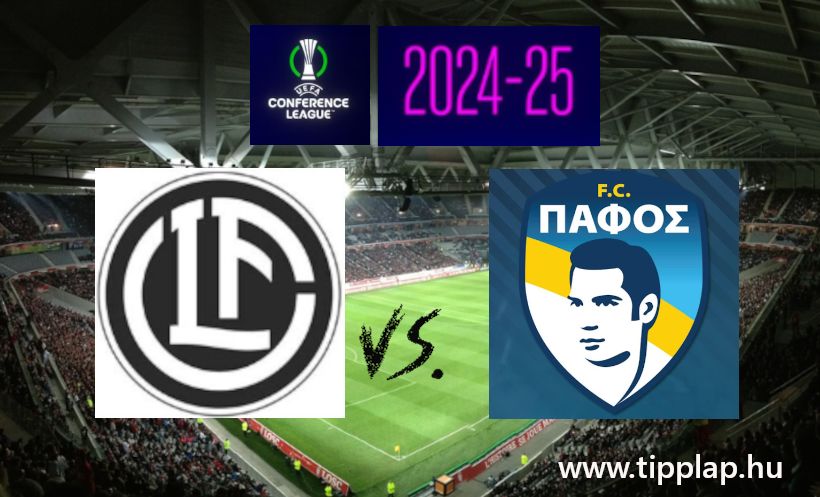 Konferencia Liga: Lugano – Pafos (Megszórják egymást?) – 2024.12.19