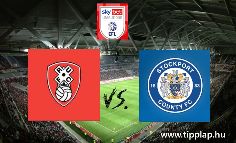 Szelvénykiegészítő tipp: Rotherham United - Stockport County