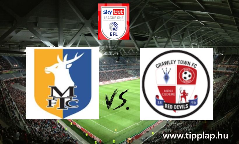 Szelvénykiegészítő tipp: Mansfield Town - Crawley Town