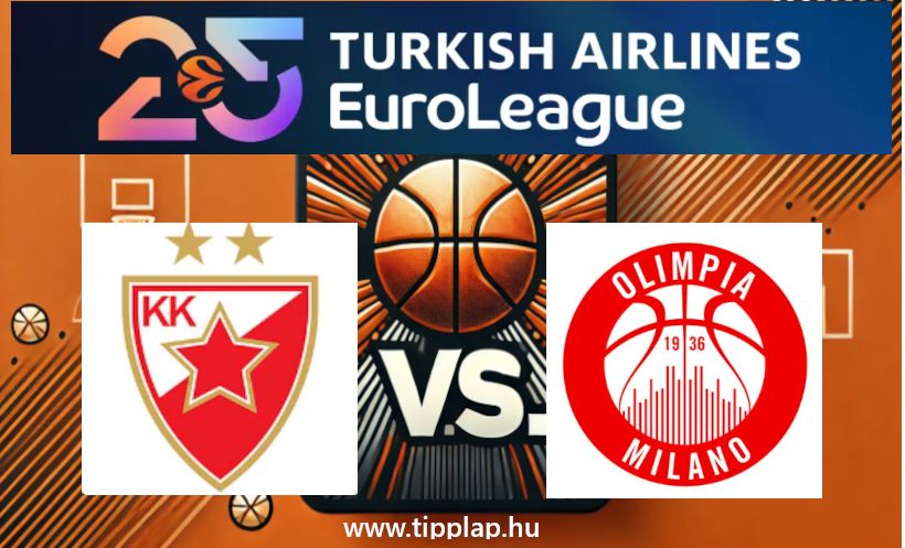Kosárlabda EuroLiga: Crvena Zvezda – Milano