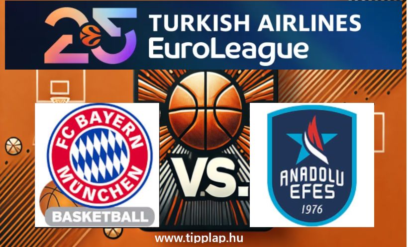 Kosárlabda EuroLiga: Bayern München – Anadolu Efes