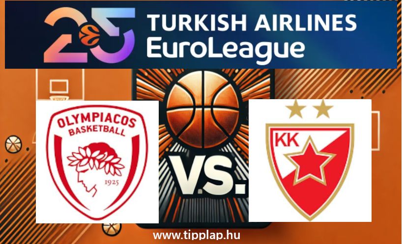 Kosárlabda EuroLiga: Olympiakosz – Crvena Zvezda