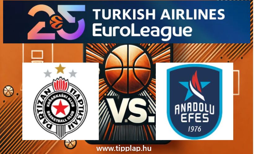 Kosárlabda EuroLiga: Partizan – Anadolu Efes