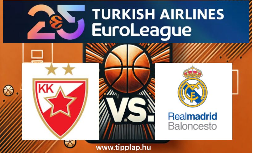 Kosárlabda EuroLiga: Crvena Zvezda – Real Madrid