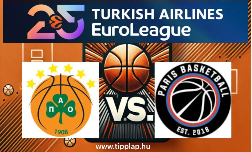 Kosárlabda EuroLiga: Panathinaikosz – Paris BC