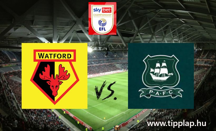 Szelvénykiegészítő tipp: Watford - Plymouth Argyle