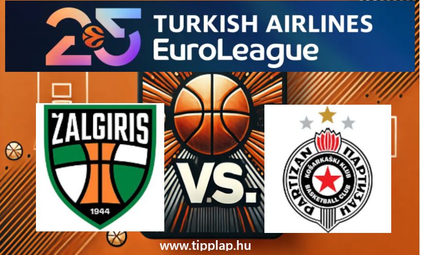 Kosárlabda EuroLiga: Zalgiris Kaunas – Partizan