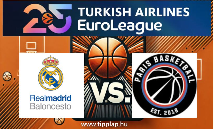 Kosárlabda EuroLiga: Real Madrid – Paris BC