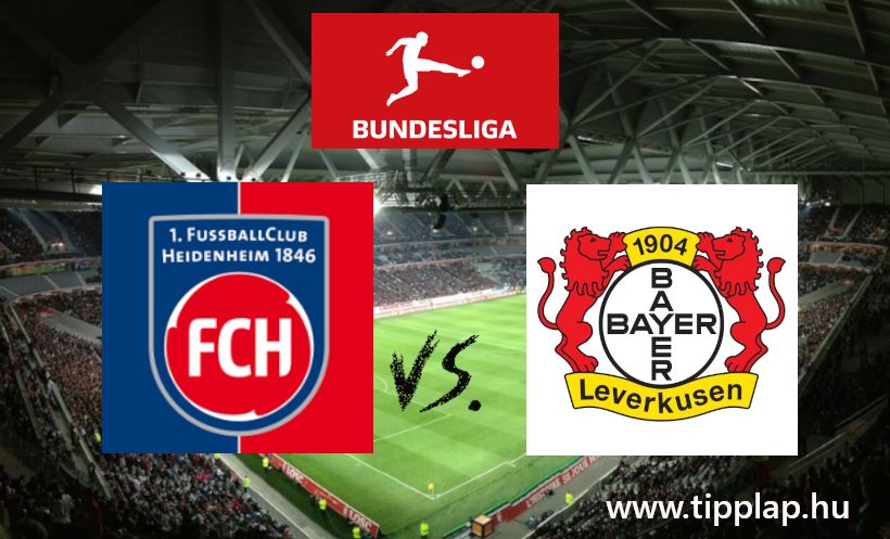 Szelvénykiegészítő tipp: Heidenheim - Bayer Leverkusen