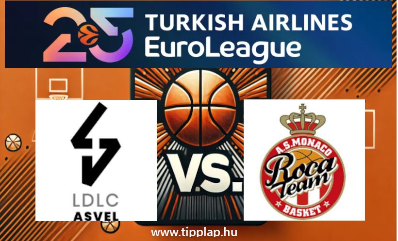 Kosárlabda EuroLiga: ASVEL Lyon – Monaco