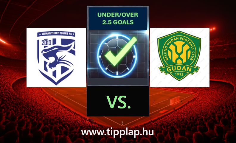 Kínai bajnokság: Wuhan Three Towns – Beijing Guoan (Gólgazdag meccs, vám nélkül!) – 2025.04.15