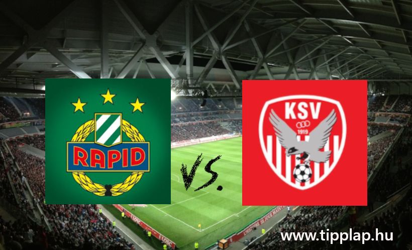 Szelvénykiegészítő tipp: Rapid Wien – Kapfenberger SV