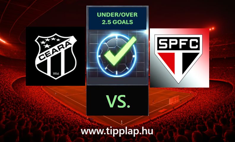 Brazil 1: Ceará – Sao Paulo (Kiegyenlített erőviszonyok, defenzív felfogás!)  – 2025.04.26