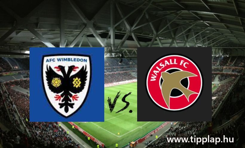 Szelvénykiegészítő tipp: AFC Wimbledon - Walsall