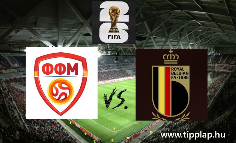 Single Value Tipp: Észak-Macedónia – Belgium