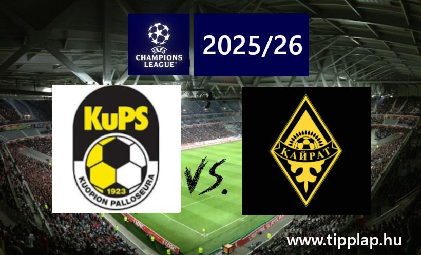 Szelvényrevaló tipp: KuPS - Kairat Almaty