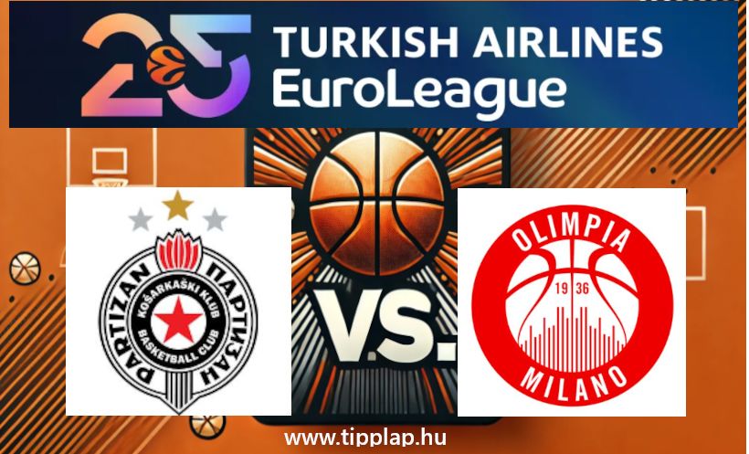 Euroliga: Partizan Belgrád – Olimpia Milano
