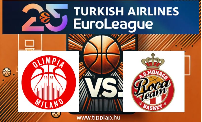 Kosárlabda Euroliga: Olimpia Milano – Monaco