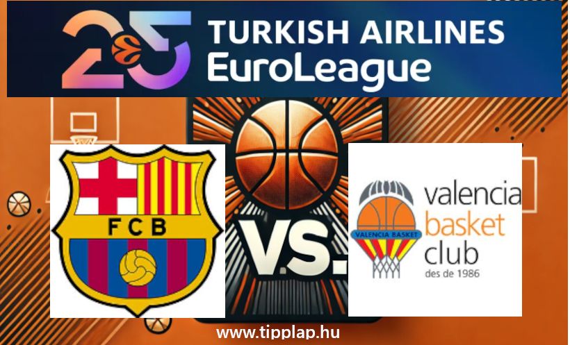 Kosárlabda Euroliga: Barcelona – Valencia