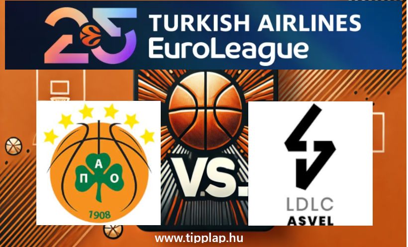 Kosárlabda Euroliga: Panathinaikosz – ASVEL Lyon