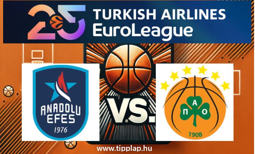 Kosárlabda Euroliga: Anadolu Efes – Panathinaikosz