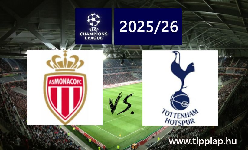 Single Value Tipp: Monaco - Tottenham Hotspur (Gólgazdag összecsapás a Földközi-tenger partjáról)