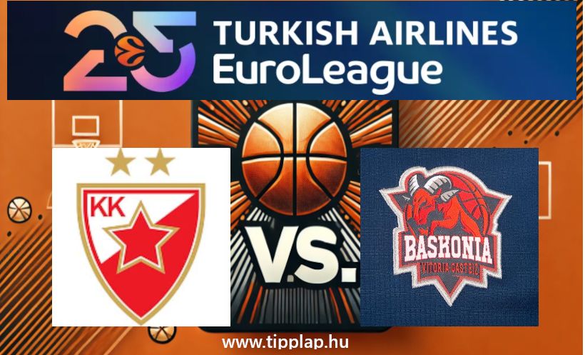Kosárlabda EuroLiga: Crvena Zvezda – Baskonia