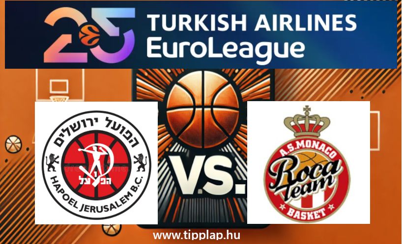 Kosárlabda EuroLiga: Hapoel Tel Aviv – Monaco