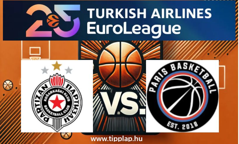 Kosárlabda EuroLiga: Partizan – Paris BC