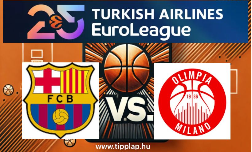 Kosárlabda EuroLiga: Barcelona – Olimpia Milano