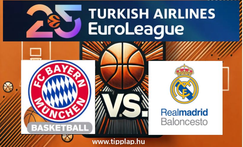 Kosárlabda EuroLiga: Bayern München – Real Madrid