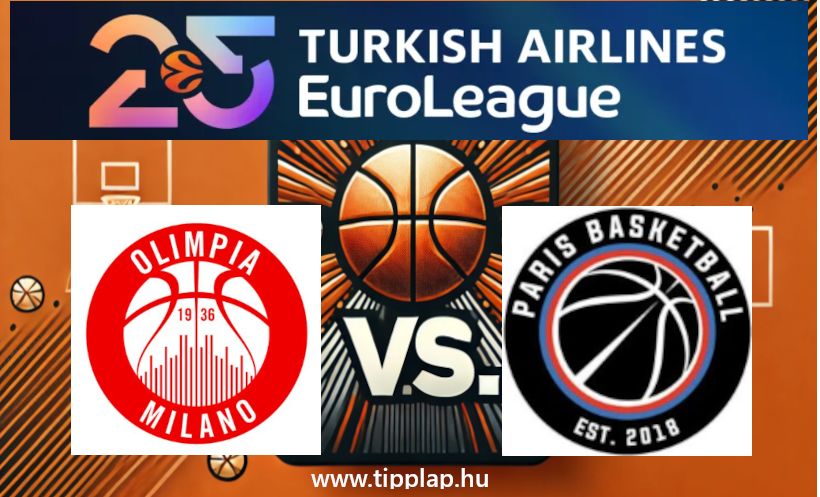 Kosárlabda EuroLiga: Olimpia Milano – Paris BC